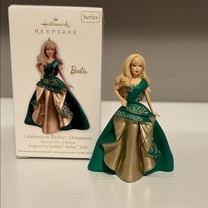 Hallmark Keepsake Barbie Ornament - Celebration Barbie Series